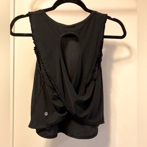 Lululemon Open Cross Back with Ruffle detailing